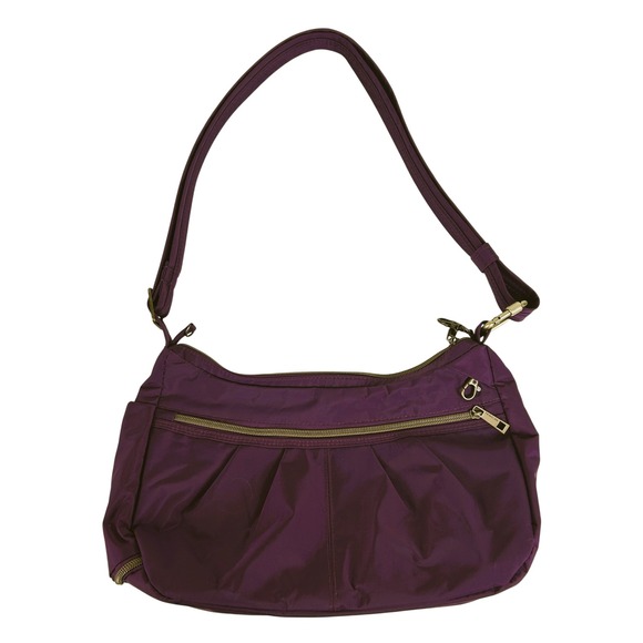 Travelon Handbags - Travelon anti-theft hobo bag in a violet purple colour